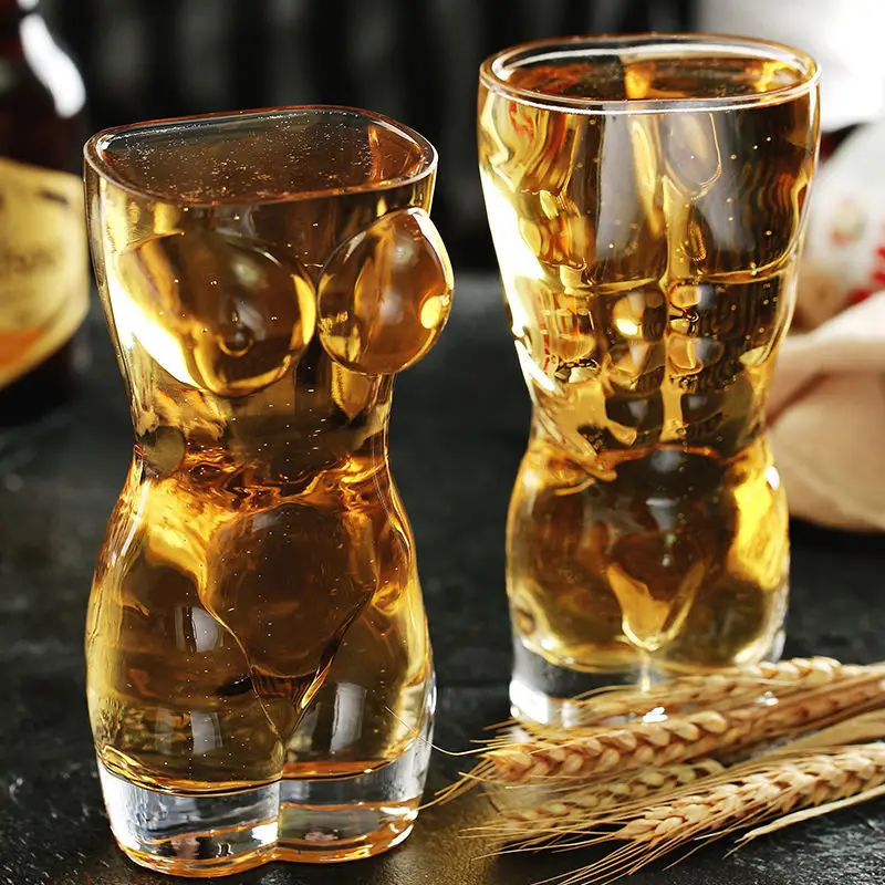Wine Beer Mixed Drinks - แก้วเบียร์ดีไซน์สร้างสรรค์ ศิลปะบนแก้ว แก้วเครื่องดื่ม แก้วไวน์ บาร์ ไนต์คลับ