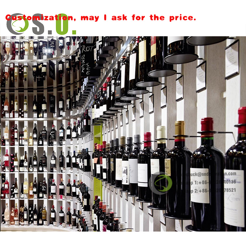 Wine In Beer Store - ชั้นวางสินค้าซุปเปอร์มาร์เก็ตสำหรับร้านขายเครื่องดื่มแอลกอฮอล์ระดับไฮเอนด์ ชั้นวางกอนโดลาสำหรับร้านขายเบียร์ ร้านขายไวน์ เฟอร์นิเจอร์ร้านค้าปลีก ตู้โชว์ไวน์