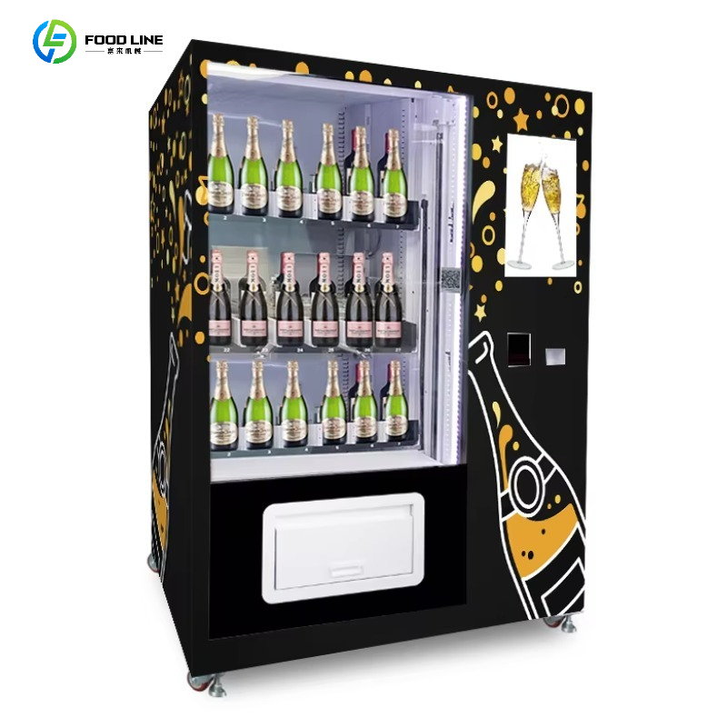 Wine Beer & More - เครื่องจำหน่ายสินค้าอัตโนมัติแบบหน้าจอสัมผัสสำหรับเบียร์ แชมเปญ ไวน์ รุ่น Micron Smart