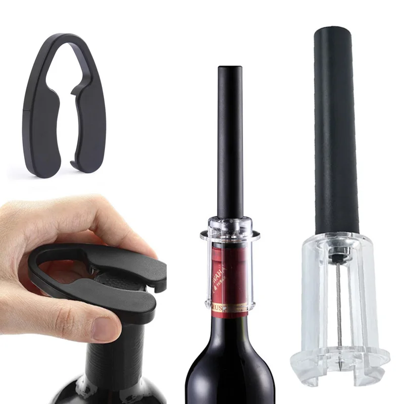 Wine Stopper Vacuum - Air ปั๊มที่เปิดขวดไวน์ความดันอากาศสูญญากาศไวน์ Stopper เบียร์ฝาปิด Corkscrew Corks