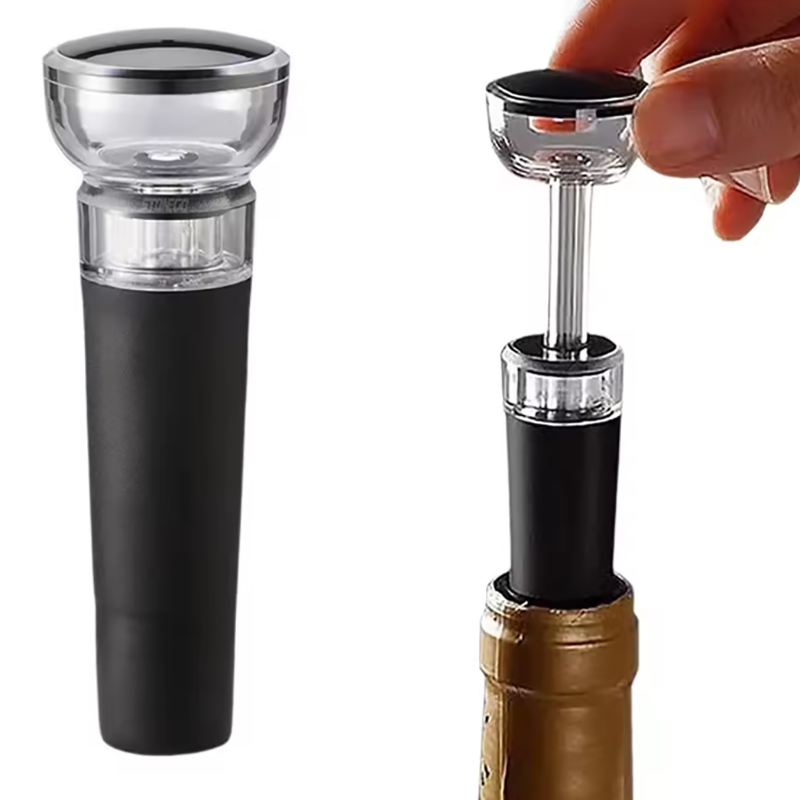 Wine Stopper Vacuum - จุกปิดขวดไวน์เป็นอุปกรณ์เสริมที่สมบูรณ์แบบในการรักษาความสดของไวน์ | จุกปิดขวดไวน์พร้อมระบบปิดสุญญากาศในตัว