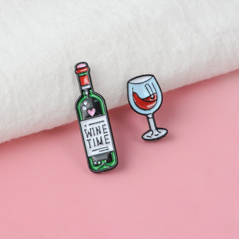 เข็มกลัดรูปการ์ตูนไวน์และแก้วไ - Wine Or Beer บทวิจารณ์และราคา