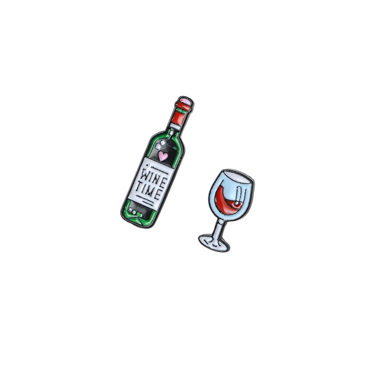 เข็มกลัดรูปการ์ตูนไวน์และแก้วไ - Wine Or Beer บทวิจารณ์และราคา