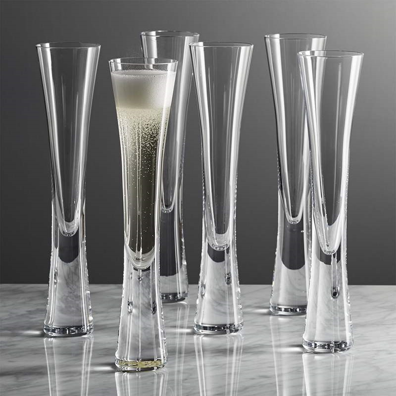 Handleless แว่นตาแชมเปญ Glitte - Wine Or Beer บทวิจารณ์และราคา