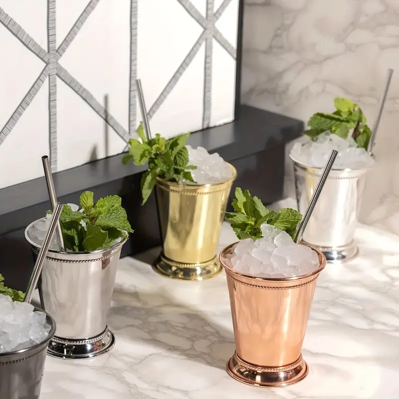 Tiki Mint Julep แก้วสแตนเลสแก้ - Wine Beer Mixed Drinks บทวิจารณ์และราคา