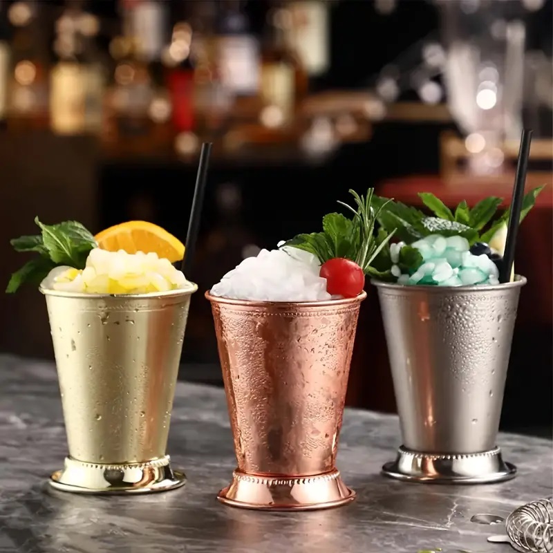 Tiki Mint Julep แก้วสแตนเลสแก้ - Wine Beer Mixed Drinks บทวิจารณ์และราคา