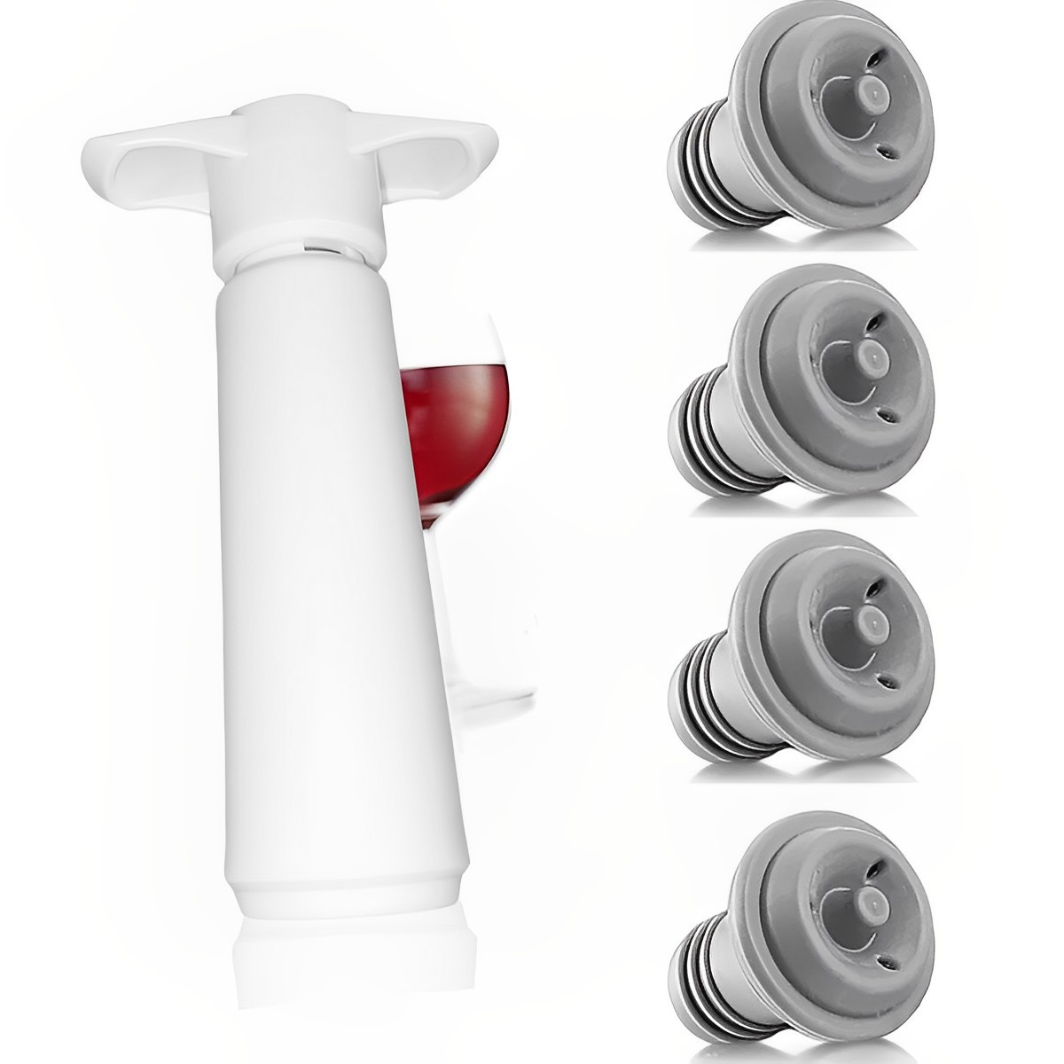 ปั๊มสุญญากาศสำหรับไวน์ จุกปิดส - Wine Stopper Vacuum บทวิจารณ์และราคา