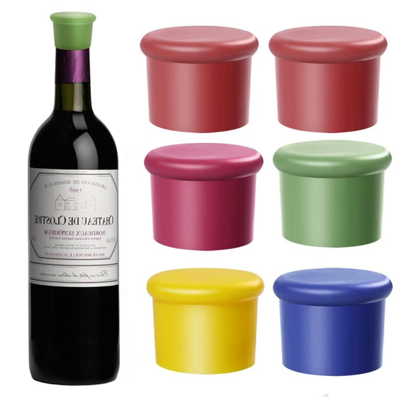 1/5pcs จุกปิดไวน์ซิลิโคน Corks - Beer Wine Hobby บทวิจารณ์และราคา