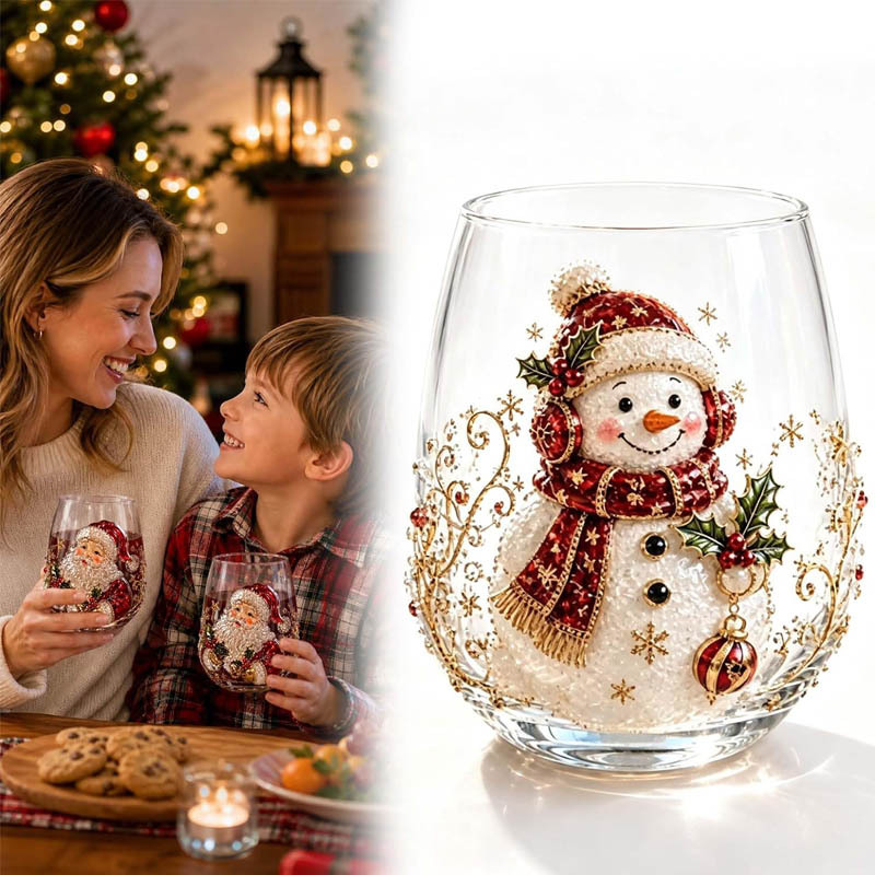 แก้วน้ำแก้วคริสต์มาส 3D, แก้วด - Wine Or Beer บทวิจารณ์และราคา