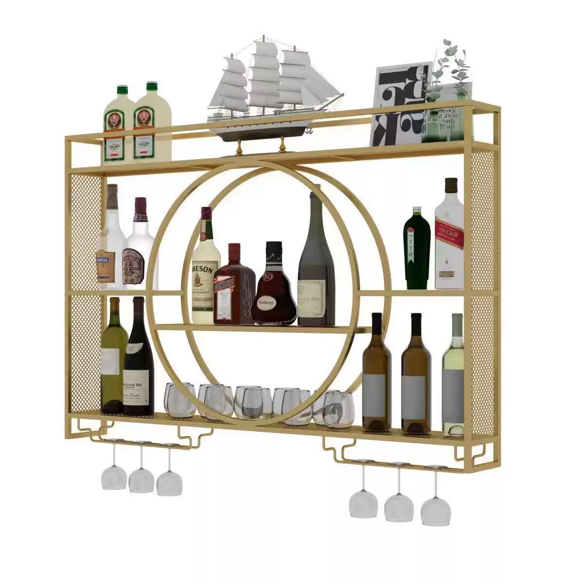 ชั้นวางไวน์หรูหราสำหรับสุภาพสต - Wine Bottle Size บทวิจารณ์และราคา