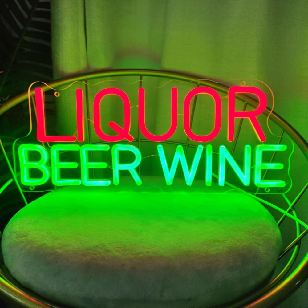 ป้ายไฟนีออน LED สำหรับตกแต่งผน - Wine In Beer Store บทวิจารณ์และราคา