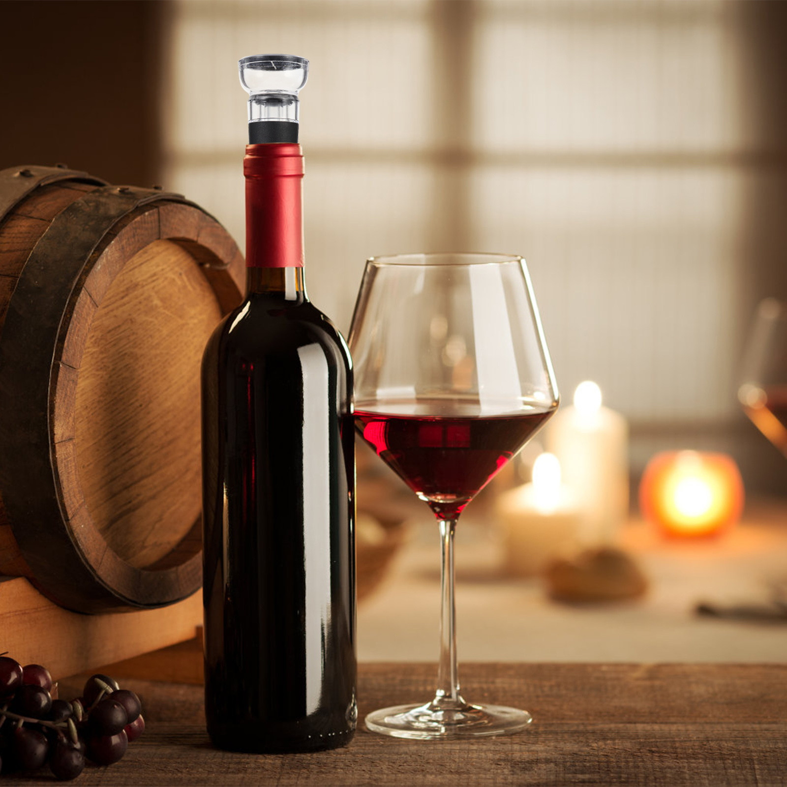 ชุดจุกปิดขวดไวน์อัจฉริยะสำหรับ - Wine Stopper Vacuum บทวิจารณ์และราคา
