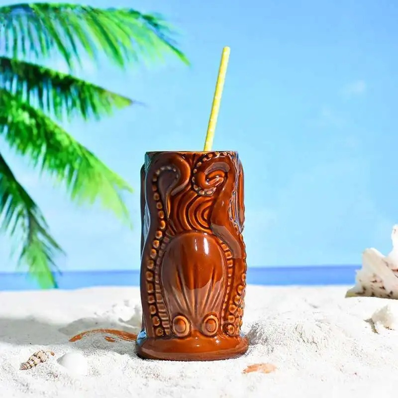 แก้วค็อกเทล TIKI บาร์ ฮาวาย ทร - Wine Beer Mixed Drinks บทวิจารณ์และราคา