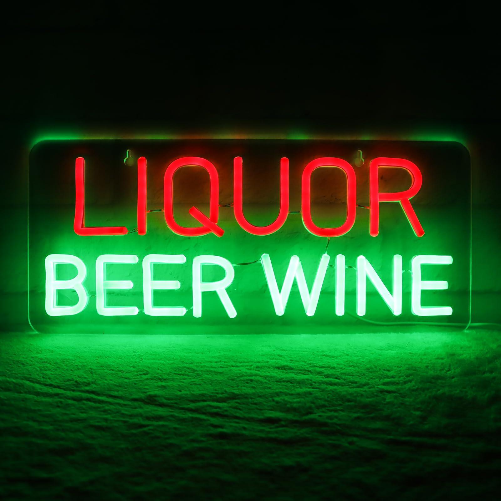 ป้ายนีออนเหล้า เบียร์ ไวน์ สำห - Wine In Beer Store บทวิจารณ์และราคา