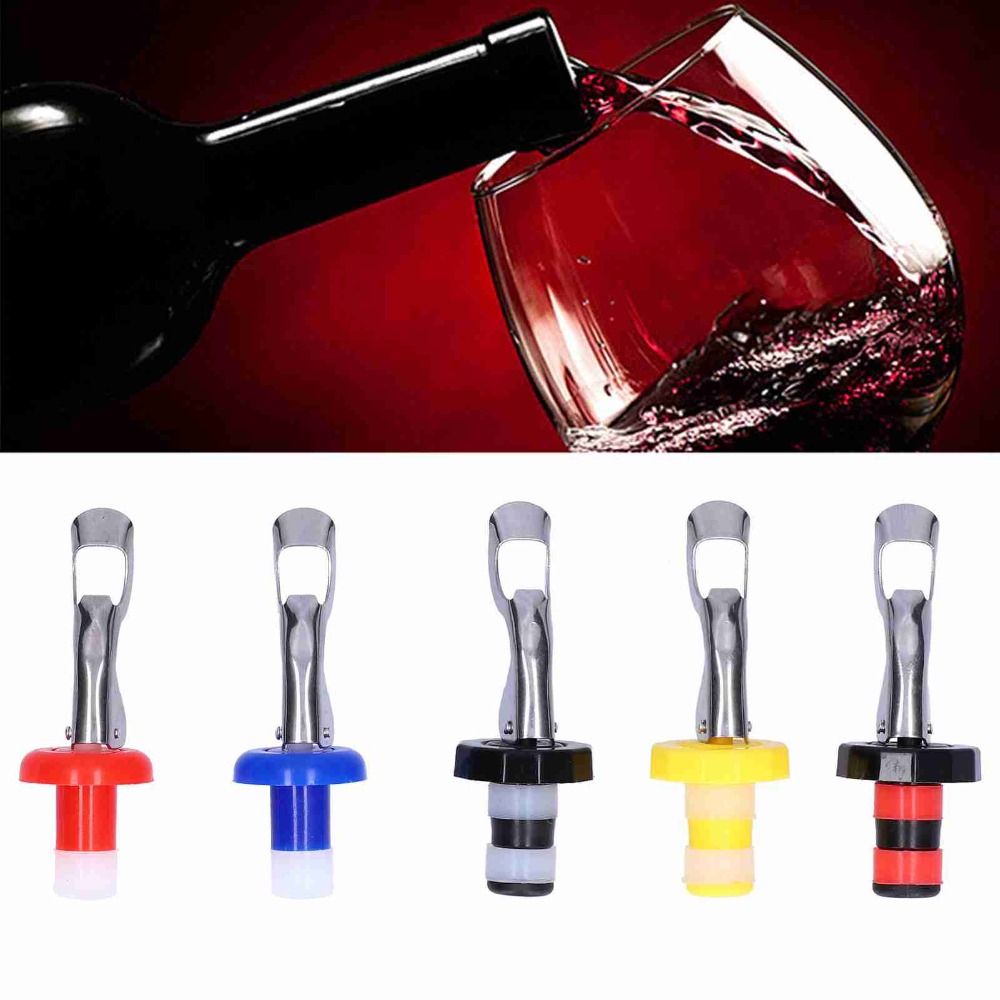 จุกปิดขวดไวน์ซิลิโคน 5 ชิ้น แบ - Wine Stopper Vacuum บทวิจารณ์และราคา