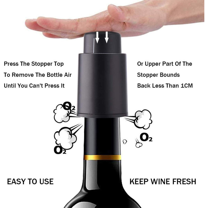 LMETJMA ขวดไวน์ Stoppers สูญญา - Wine Stopper Vacuum บทวิจารณ์และราคา