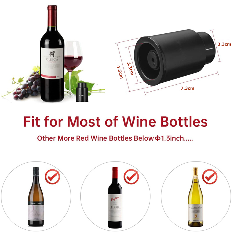 LMETJMA ขวดไวน์ Stoppers สูญญา - Wine Stopper Vacuum บทวิจารณ์และราคา