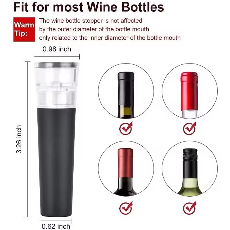 จุกปิดขวดไวน์สุญญากาศ, จุกปิดแ - Wine Stopper Vacuum บทวิจารณ์และราคา