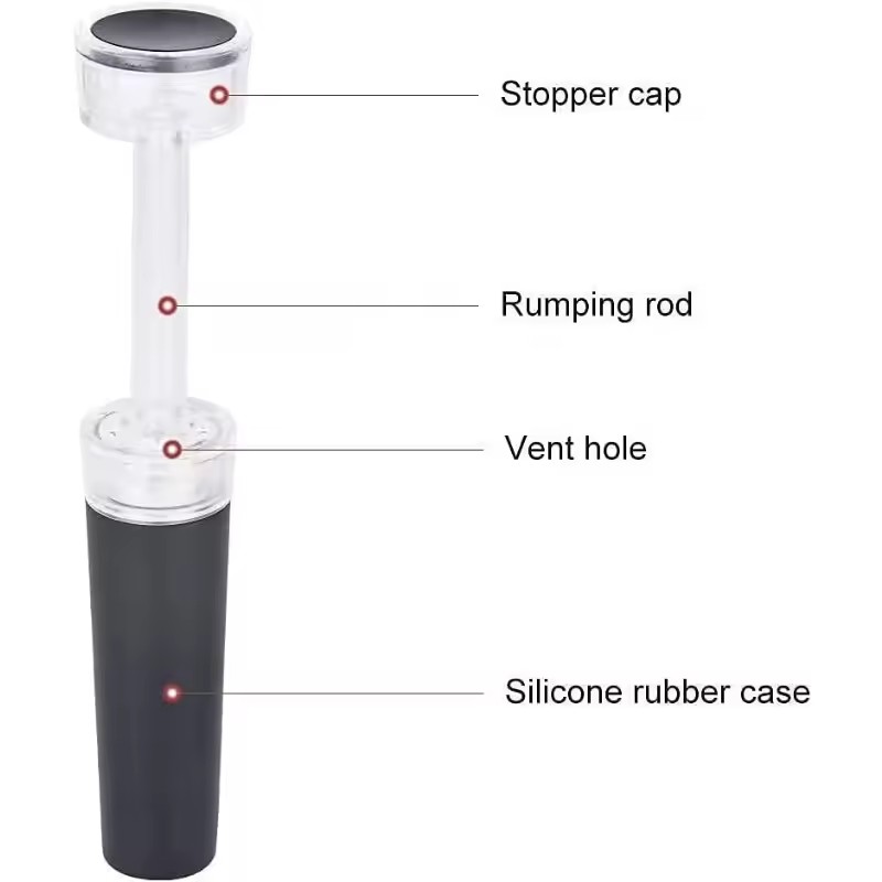 จุกปิดขวดไวน์สุญญากาศ, จุกปิดแ - Wine Stopper Vacuum บทวิจารณ์และราคา